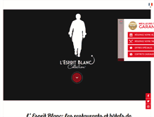 Tablet Screenshot of lespritblanc.com